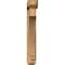 Ekena Millwork Imperial Craftsman Rough Sawn Bracket w/ Offset Brace, Western Red Cedar, 6"W x 28"D x 40"H BKT0604X28X40IMP04RWR - alternate 3